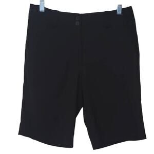 Nike Golf Tour Athletic Golf Hike Walking Black Dri Fit Women's Shorts 6
